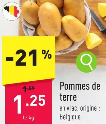 ALDI Pommes de terre aanbieding