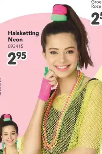 Happyland Halsketting Neon aanbieding