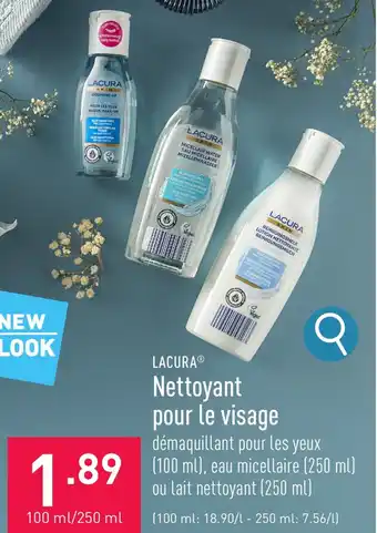 ALDI LACURA Nettoyant pour le visage aanbieding
