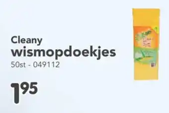 Happyland Cleany wismopdoekjes 50st aanbieding