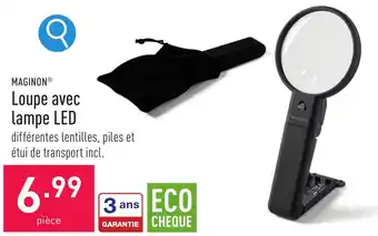 ALDI MAGINON Loupe avec lampe LED aanbieding