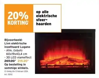 GAMMA Livn elektrische inzethaard Lugano aanbieding