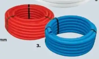 GAMMA Levica Superpipe meerlagenbuis 16x2,0mm 5m blauw of rood aanbieding