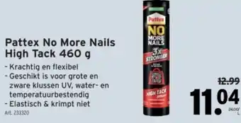 GAMMA Pattex No More Nails High Tack 460 g aanbieding