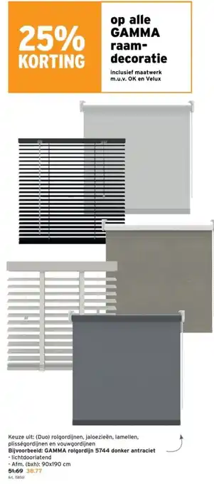 GAMMA Alle GAMMA raam-decoratie aanbieding