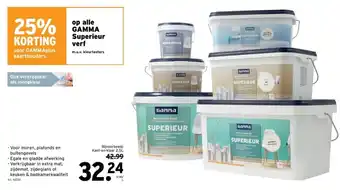 GAMMA Alle GAMMA Superieur verf aanbieding