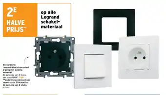 GAMMA Alle Legrand schakel-materiaal aanbieding