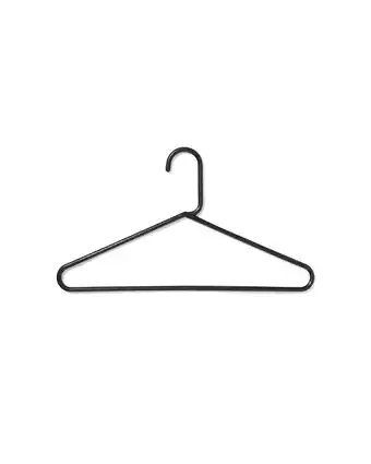 HEMA kledinghangers kunststof zwart - 6 stuks aanbieding