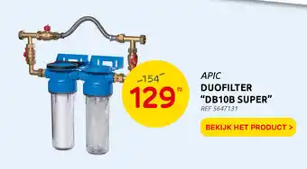 Brico Apic Duofilter "DB10B Super" REF 5647131 aanbieding