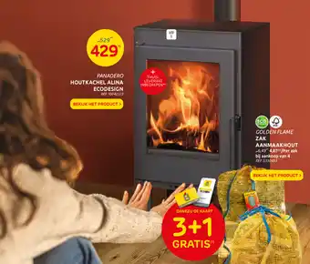 Brico Panadero Houtkachel Alina Ecodesign REF 10042323 aanbieding