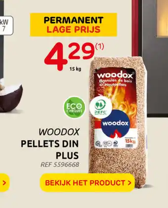 Brico Woodox Pellets Din Plus 15kg REF 5596668 aanbieding
