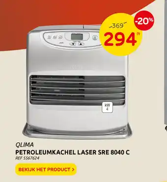 Brico Qlima Petroleumkachel Laser SRE 8040 C REF 5567624 aanbieding
