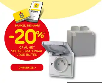 Brico Op Al Het Schakelmateriaal Voor Buiten aanbieding