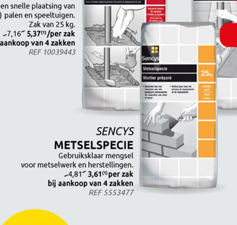 Brico Sencys Metselspecie aanbieding