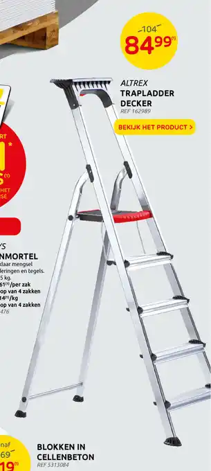 Brico Altrex Trapladder Decker REF 162989 aanbieding