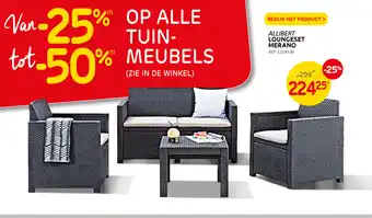 Brico Allibert Loungeset Merano REF 5329546 aanbieding
