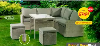 Brico Loungeset "Rochelle" REF 10019068 aanbieding