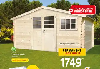 Brico Solid Tuinhuis Tyrol REF 5608759 aanbieding