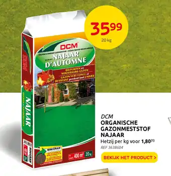 Brico DCM Organische Gazonmeststof Najaar REF 3638604 aanbieding
