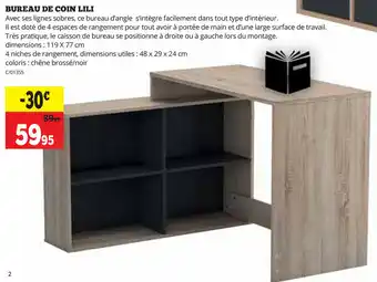 Dema Bureau De Coin Lili aanbieding