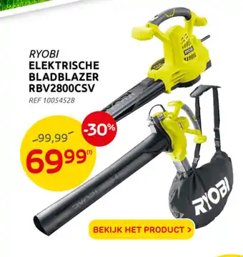 Brico Elektrische Bladblazer RBV2800CSV aanbieding
