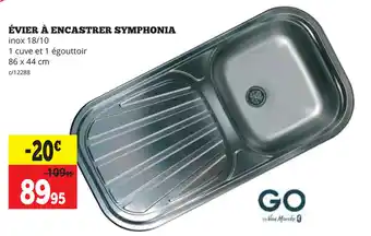 Evier A Encaster Symphonia