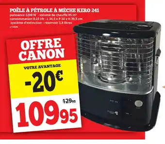 Poele A Petrole A Meche Kero 241