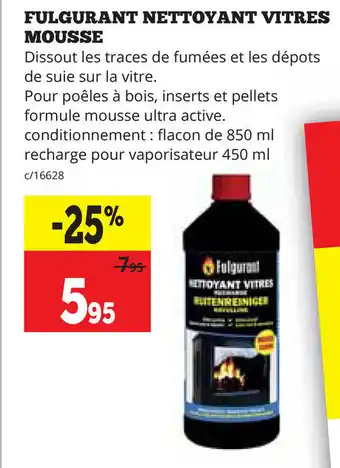 Fulgurant Nettoyant Vitres Mousse