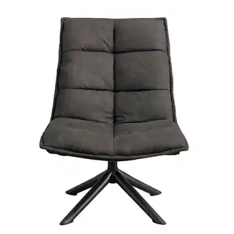 Leen Bakker Fauteuil clayton - antracietkleur aanbieding