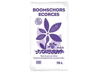 Hubo Mulch boomschors 70l den aanbieding