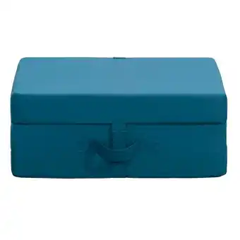 Opvouwbare matras rumba - blauw - 70x190x9 cm