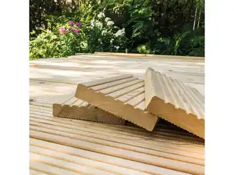 Hubo Cartri terrasplank 240x14,5x2,8 cm grenen aanbieding