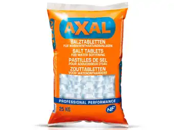 Axal zouttabletten voor waterontharders 25kg