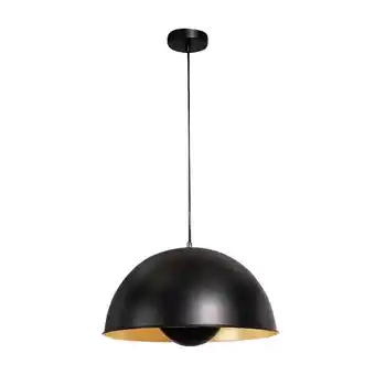 Leen Bakker Hanglamp brugge - zwart/goudkleur - 120xø40 cm aanbieding
