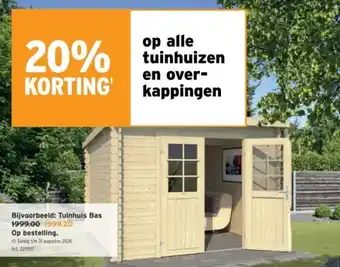 GAMMA Bijvoorbeeld: tuinhuis bas aanbieding