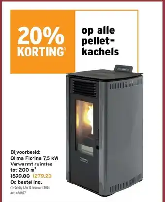 GAMMA Bijvoorbeeld: qlima fiorina 7,5 kw verwarmt ruimtes tot 200 m³ aanbieding