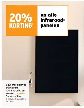 GAMMA Bijvoorbeeld: plus d 600 zwart aanbieding