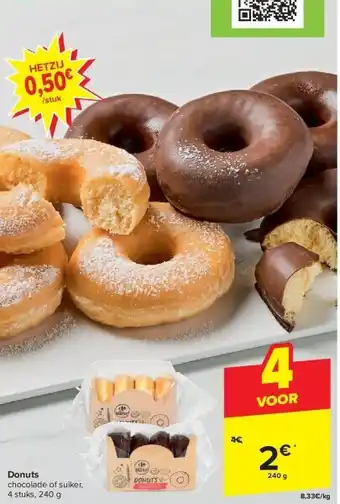 Carrefour Donuts aanbieding