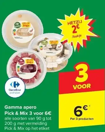 Carrefour Gamma apero aanbieding