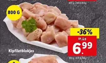 Lidl Kipfiletblokjes aanbieding