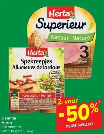 Carrefour Gamma herta aanbieding