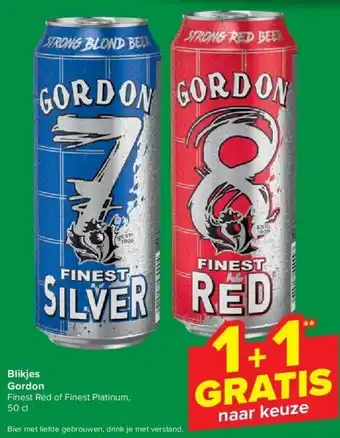Carrefour Blikjes gordon aanbieding