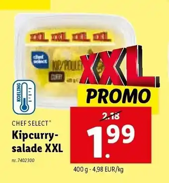 Lidl Kipcurrysalade xxl aanbieding