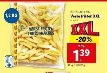 Lidl Verse frieten xxl aanbieding