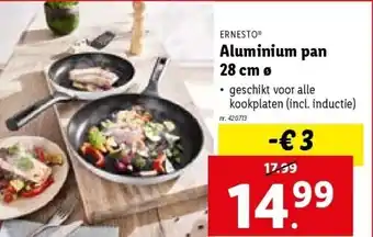 Lidl Aluminium pan 28 cm ø aanbieding