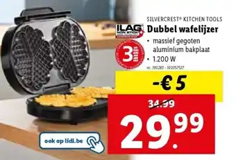 Lidl Dubbel wafelijzer aanbieding