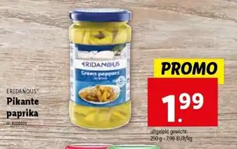 Lidl Pikante paprika aanbieding