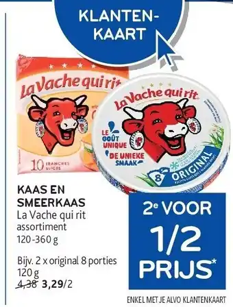 Alvo Kaas en smeerkaas aanbieding