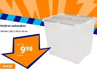 Action Heidrun opbergbox aanbieding