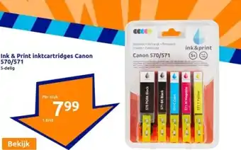 Action Ink & print inktcartridges canon 570/571 aanbieding